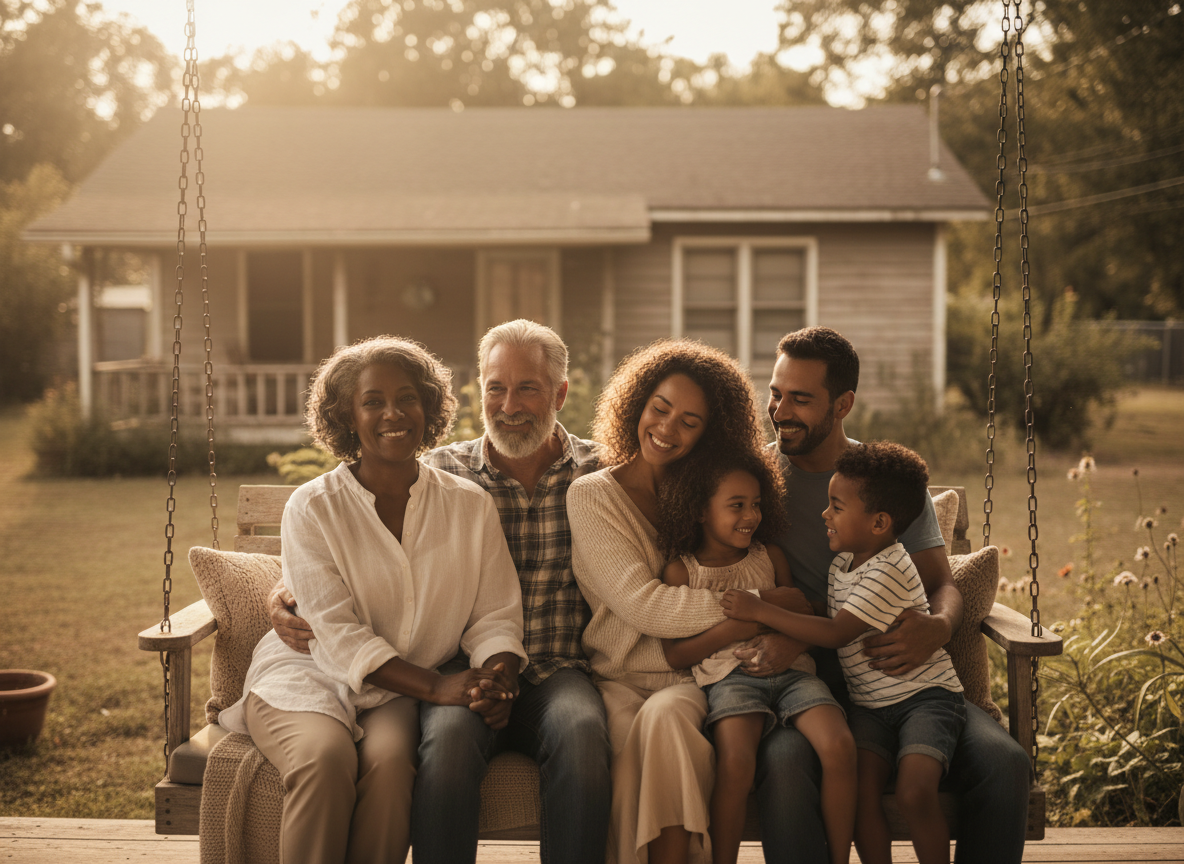 Family protected by life insurance